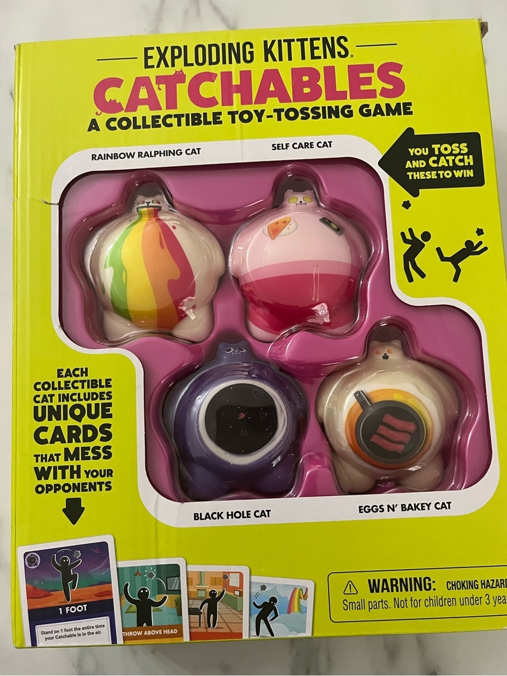 Exploding Kittens Catchables Collectible Toy-Tossing Game